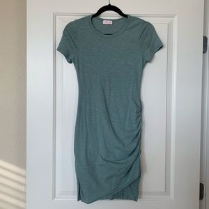 Pink Lily bodycon blue t-shirt dress, size xs